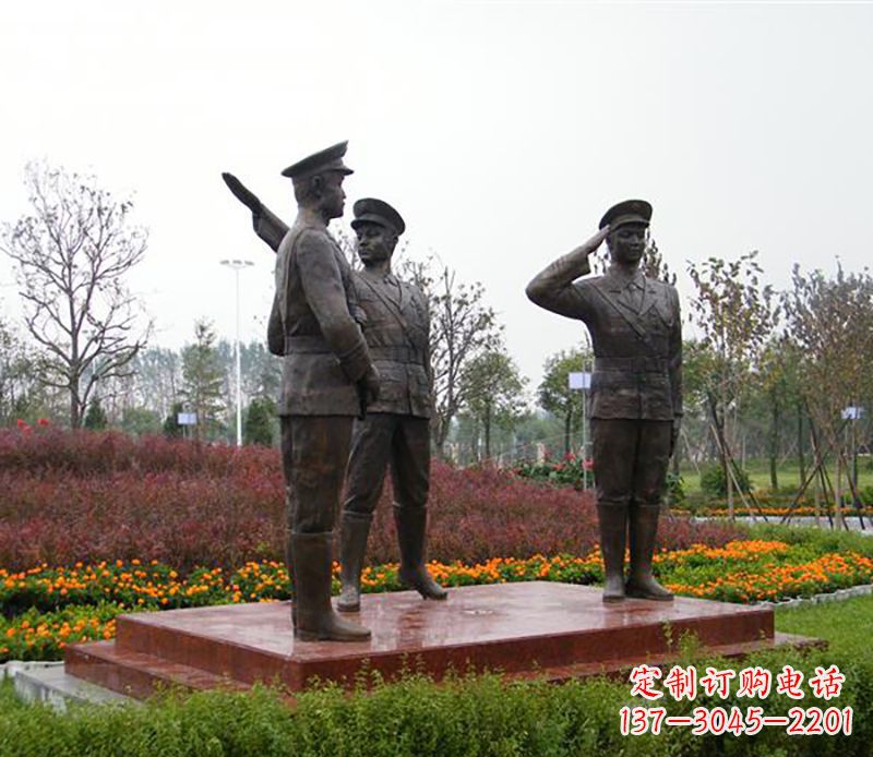 烟台铜雕警察铜雕