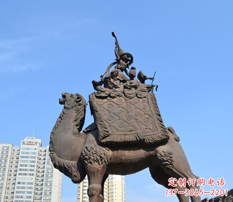 烟台铜雕骆驼