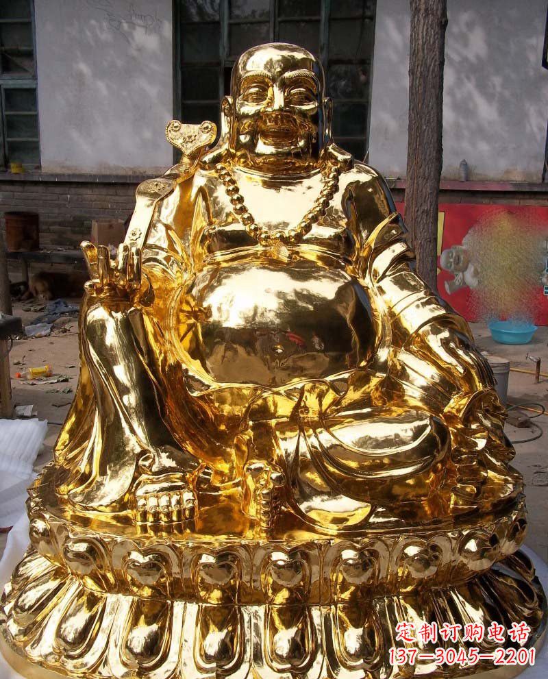 烟台铜雕弥勒佛