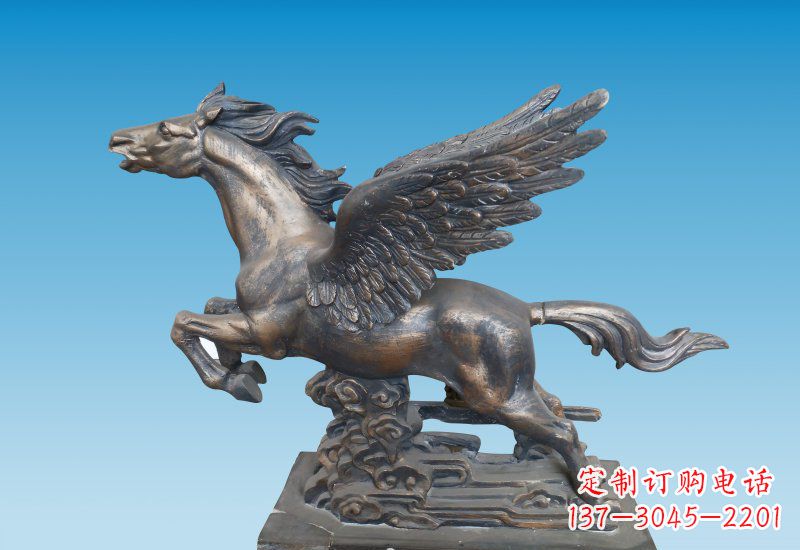 烟台铜雕企业飞马