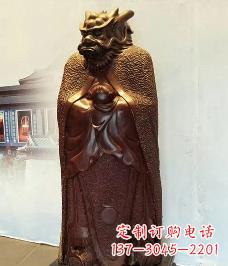 烟台铜雕兽首人身十二生肖