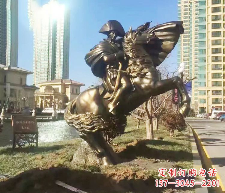 烟台铜雕西方骑马雕塑人物