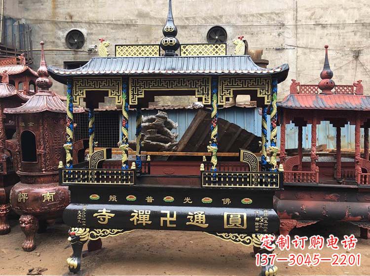 烟台铜雕像铁香炉