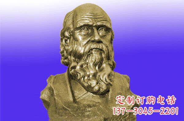 烟台托尔斯泰头像铜雕