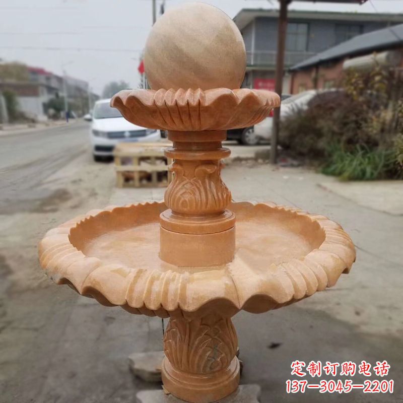 烟台晚霞红风水球