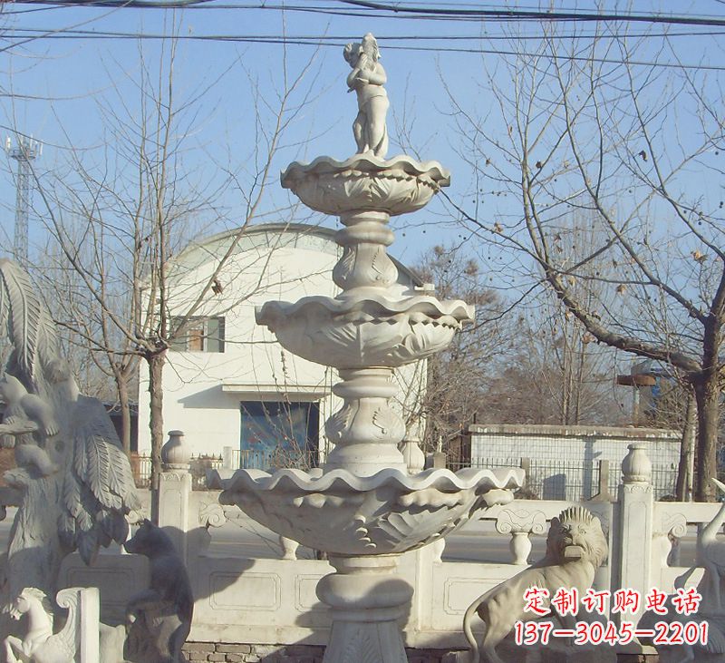 烟台晚霞红石雕风水球图片