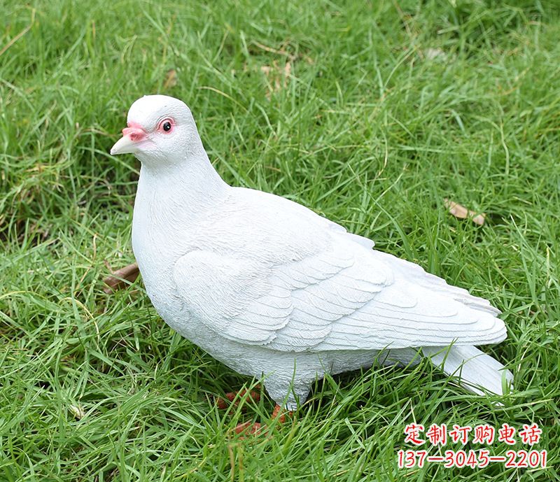 烟台潍坊和平鸽雕塑女孩