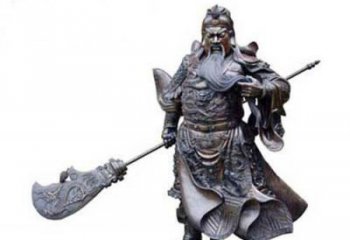 烟台关羽青铜雕塑，传承历史的精神