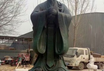 烟台青铜孔子雕塑，传承中华优秀文化