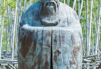 烟台青铜孔子人像雕塑，真实还原历史智慧精神