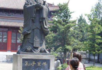 烟台中领雕塑推出精致青铜孔子雕塑，考究工艺，…