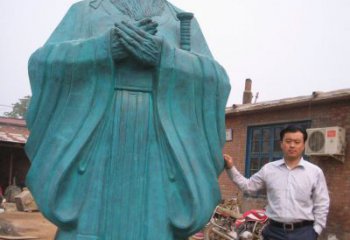 烟台来自中国历史的经典孔子雕塑