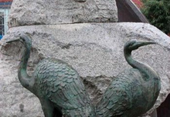 烟台青铜仙鹤公园动物雕塑--令人叹为观止的完美艺术品