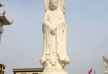烟台中领雕塑：观音三面佛像雕塑