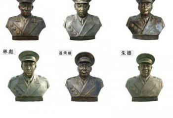 烟台近代名人铜雕头像雕塑