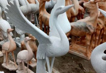 烟台丹顶鹤雕塑，令您汲取自然之美