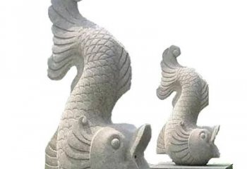 烟台中领雕塑定制精美鲤鱼雕塑