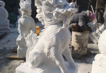 烟台正宗古典麒麟神兽招财动物雕塑