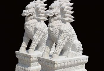 烟台中领雕塑推出麒麟雕塑一对