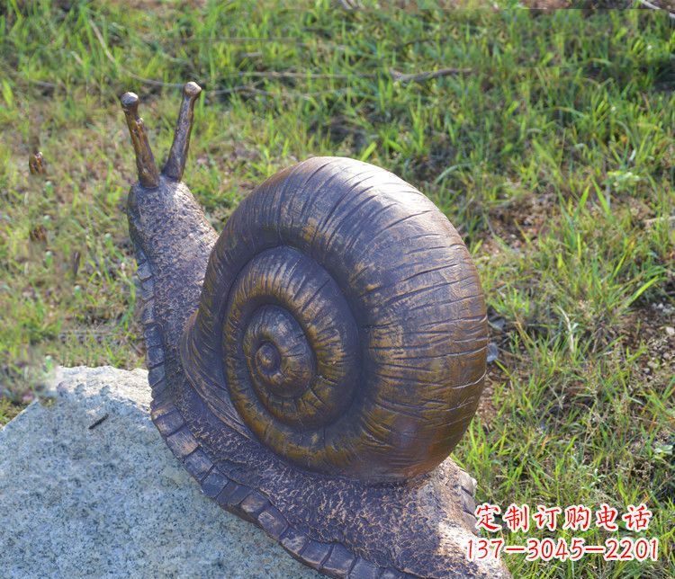 烟台蜗牛铜雕