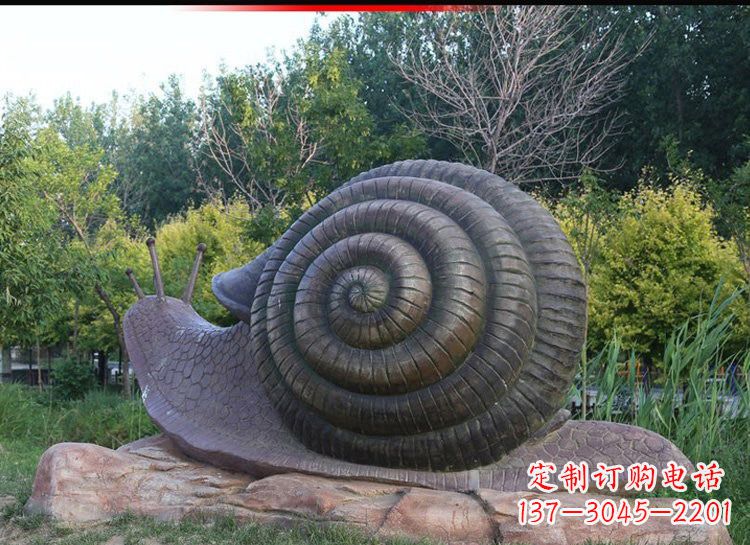 烟台蜗牛铜雕222