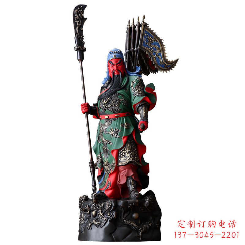 烟台武财神关二爷雕塑
