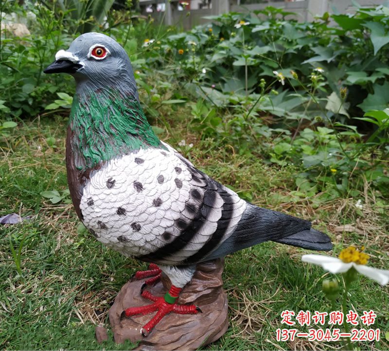烟台系列雕塑和平鸽
