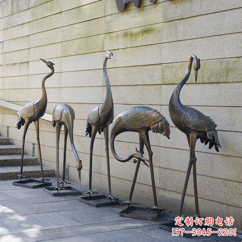 烟台仙鹤不锈钢雕塑
