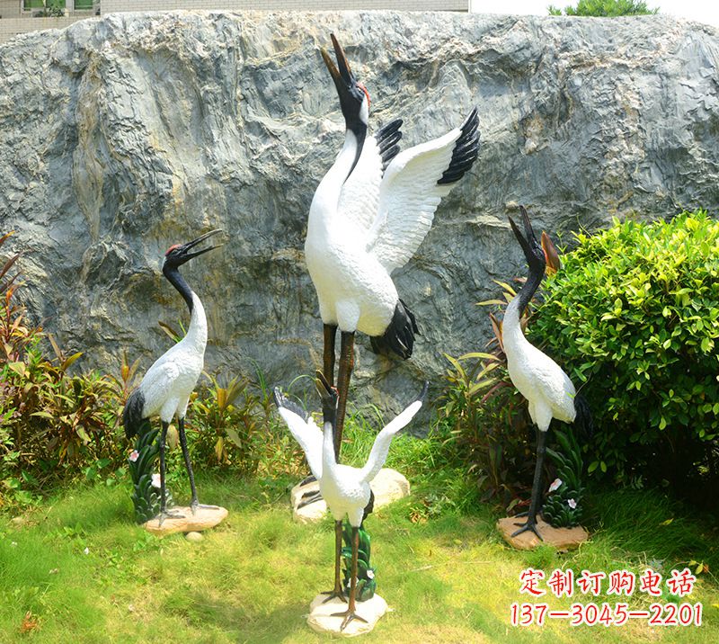 烟台仙鹤雕塑 墓地
