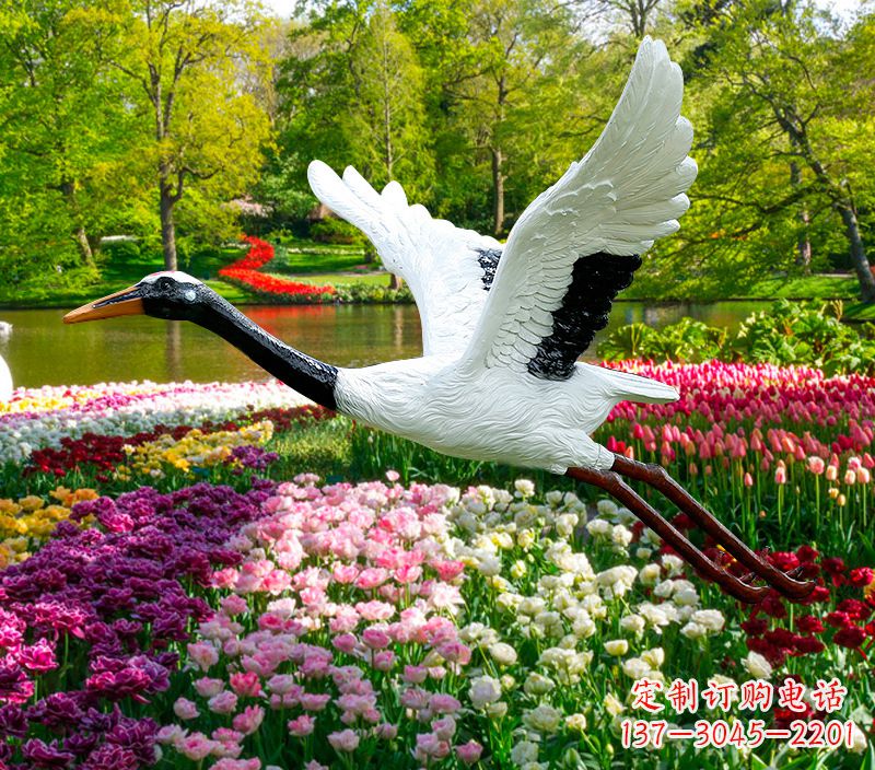 烟台仙鹤雕塑灯