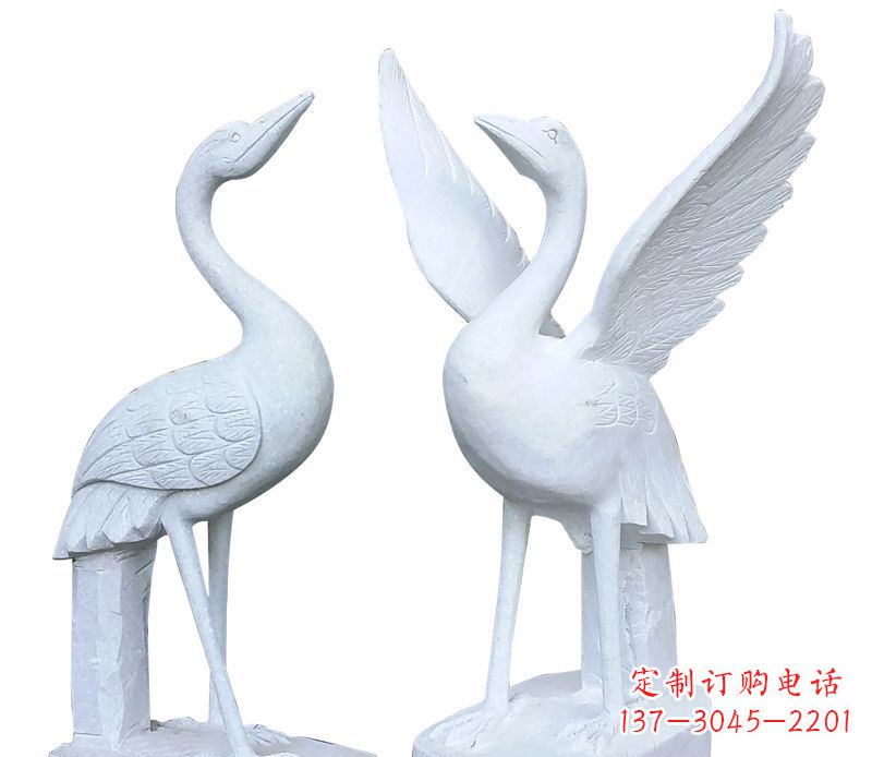 烟台仙鹤公园动物石雕