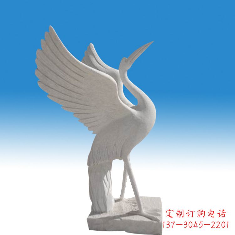 烟台仙鹤砂岩雕塑