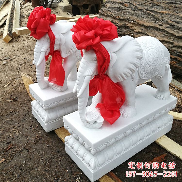 烟台现代石雕大象