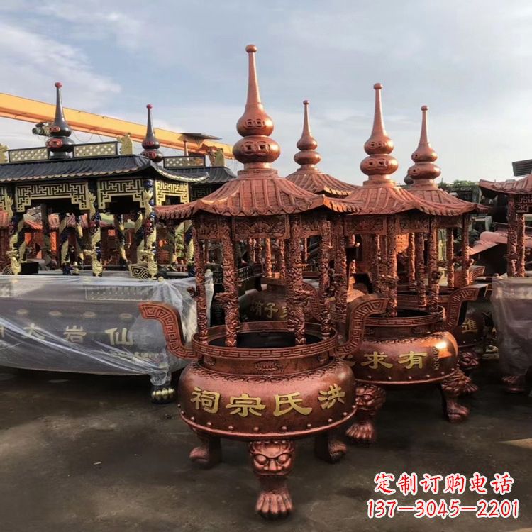 烟台香炉铜雕