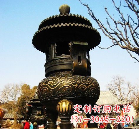 烟台香炉铜雕塑