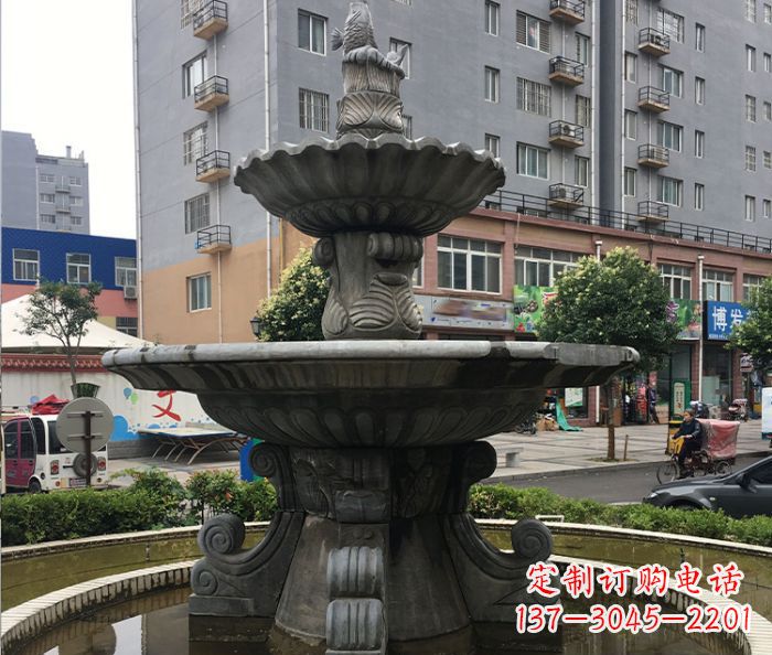 烟台小区景观仿古喷泉石雕