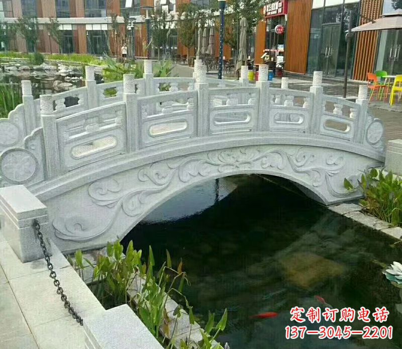 烟台小区景观石桥栏杆