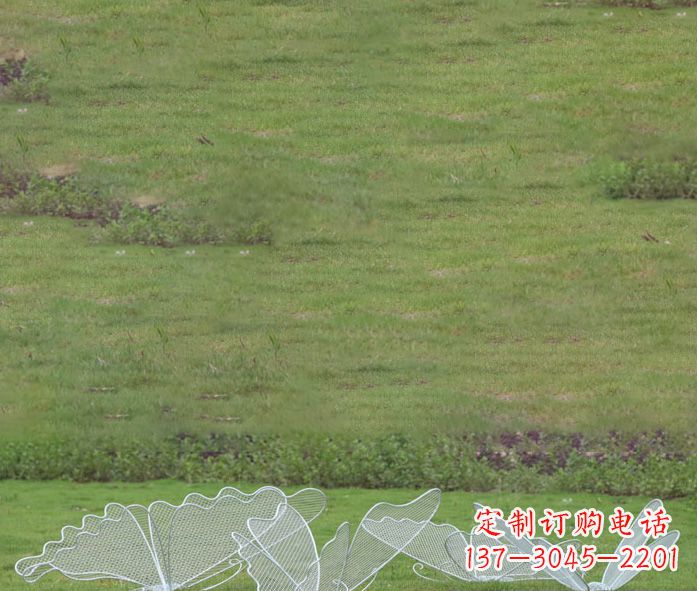 烟台小区镂空蝴蝶不锈钢摆件雕塑
