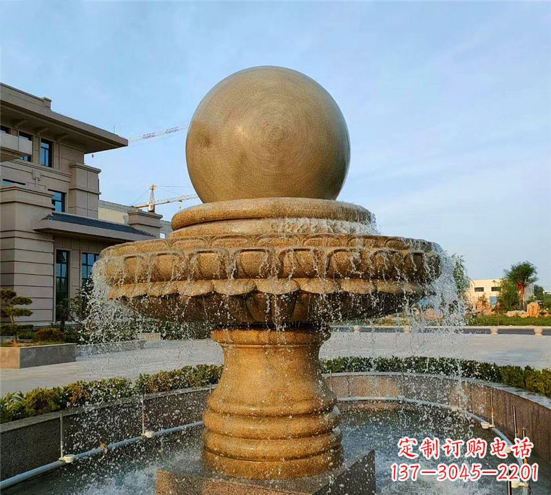 烟台小区石喷泉雕塑