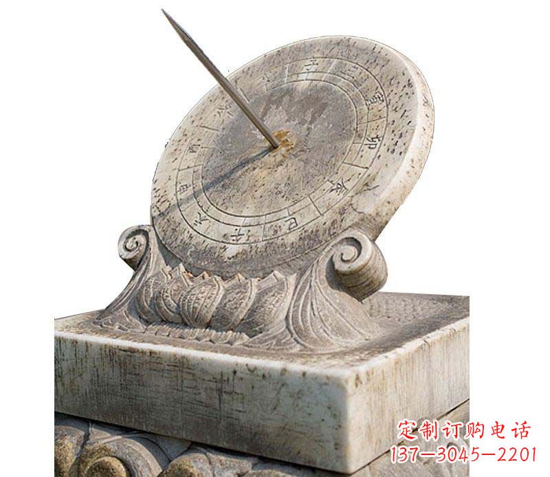 烟台校园大理石日晷景观石雕