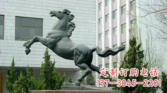烟台校园龙马精神铜雕