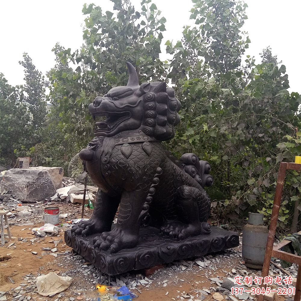 烟台獬豸铸铜雕塑