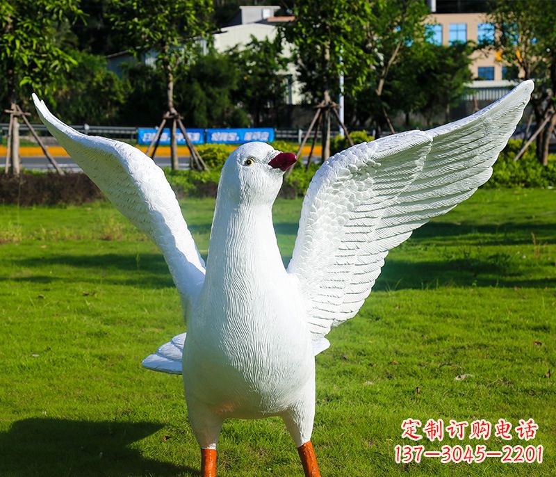 烟台新县和平鸽雕塑