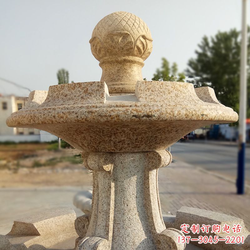 烟台新型石雕风水球