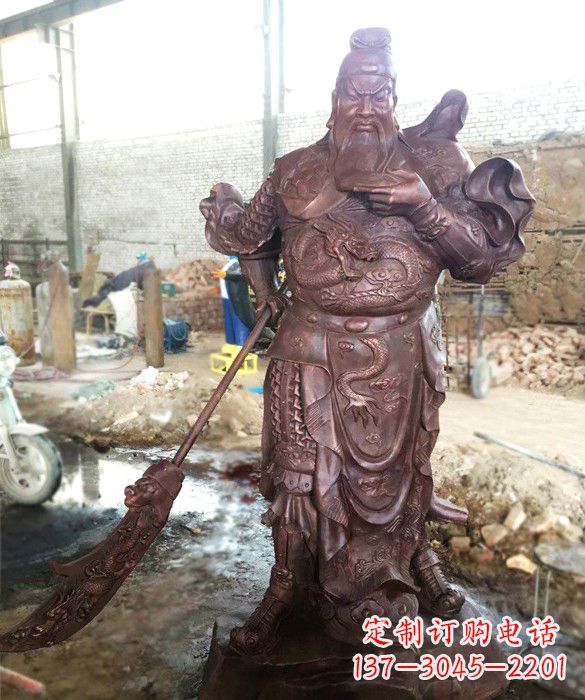 烟台义薄云天关公像