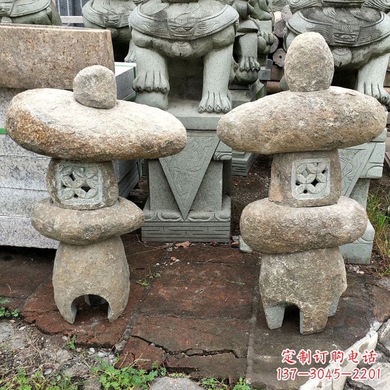 烟台异形现代石灯笼