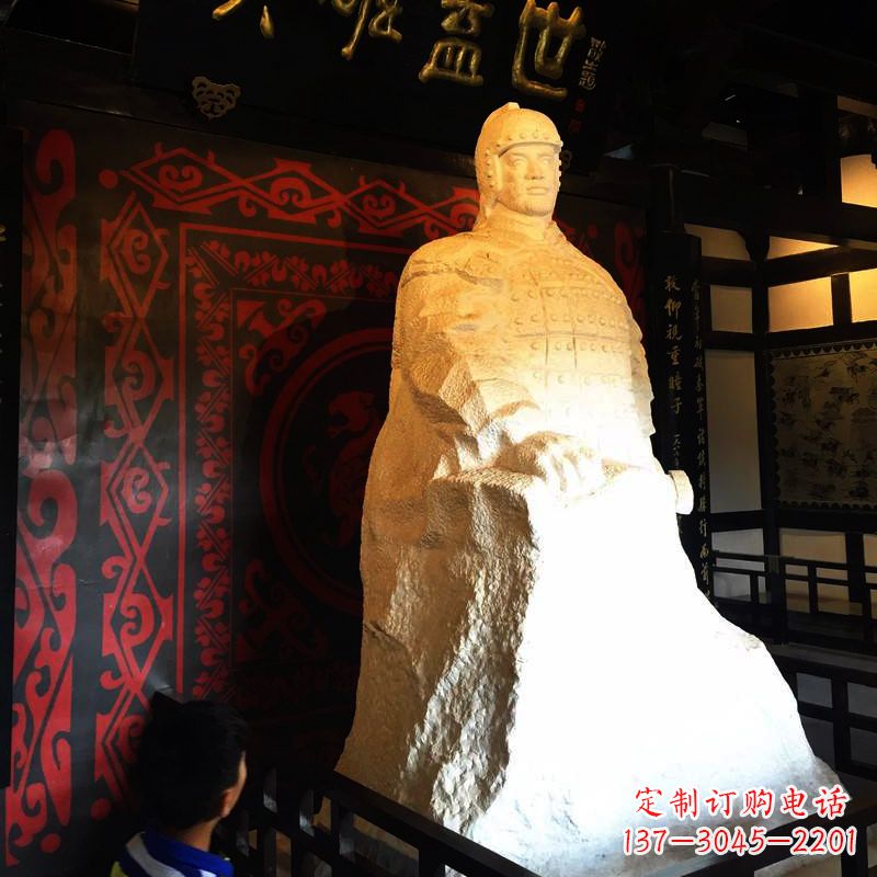 烟台英雄盖世楚霸王石雕像