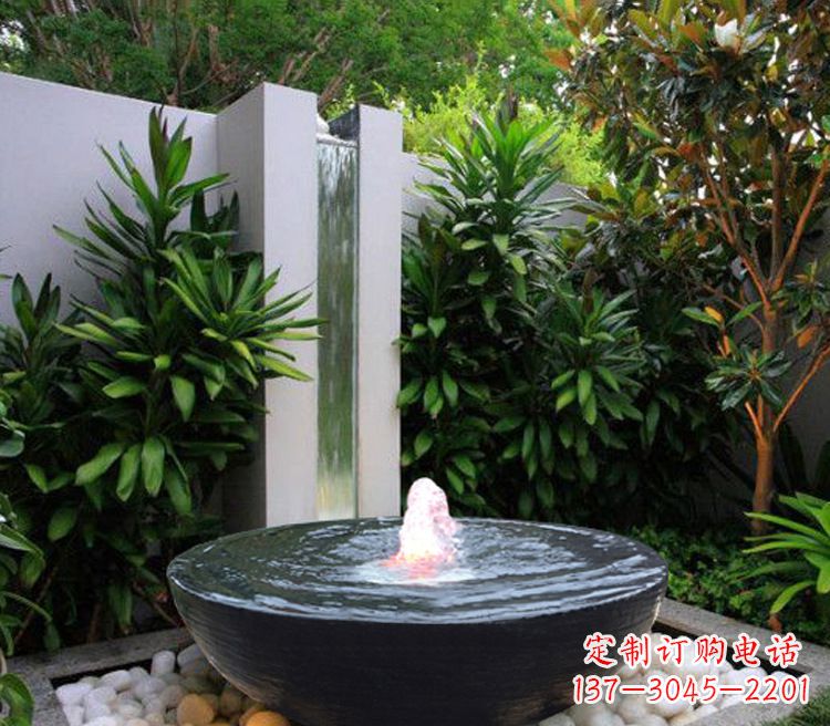 烟台鱼缸石雕喷泉