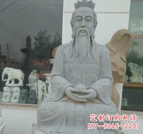 烟台元始天尊神像石雕