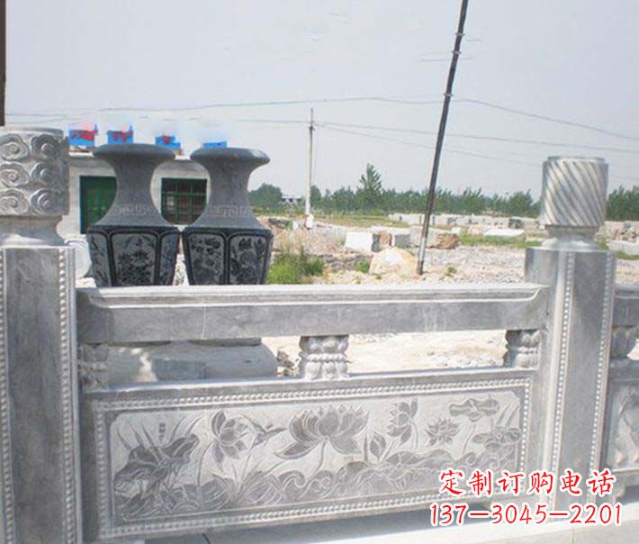 烟台园林仿古石栏板景观石雕 (3)
